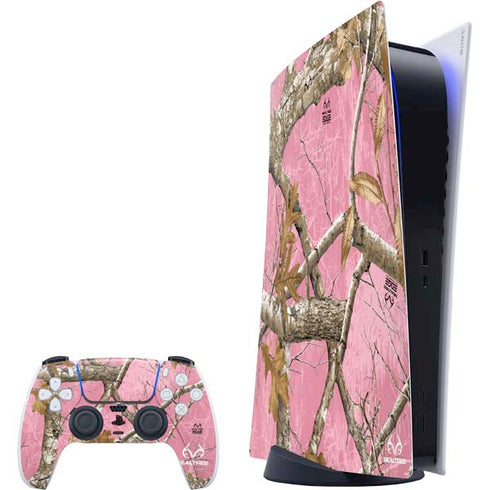 RealTree Edge Pink Camo PlayStation PS5 Skins