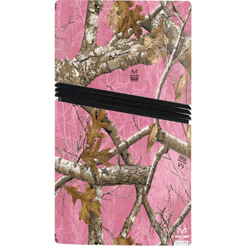 RealTree Edge Pink Camo PS5 Pro Console Skin