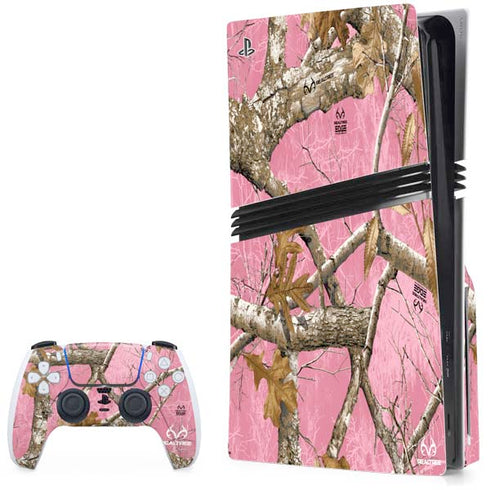 RealTree Edge Pink Camo PlayStation PS5 Skins