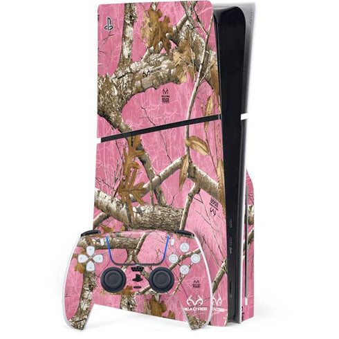RealTree Edge Pink Camo PlayStation PS5 Skins