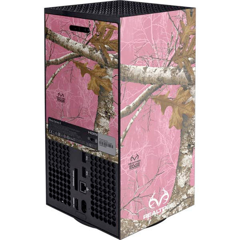 RealTree Edge Pink Camo XBox Series X Digital Edition Console Skin