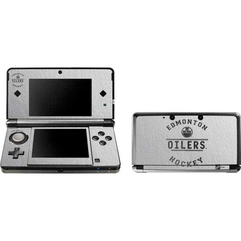 NHL Edmonton Oilers Black Text 3DS (2011) Skin