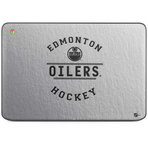 NHL Edmonton Oilers Black Text HP Chromebook Skin