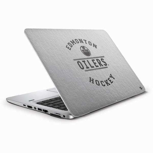 NHL Edmonton Oilers Black Text HP Elitebook Skin