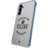 NHL Edmonton Oilers Black Text Galaxy A55 5G Clear Case