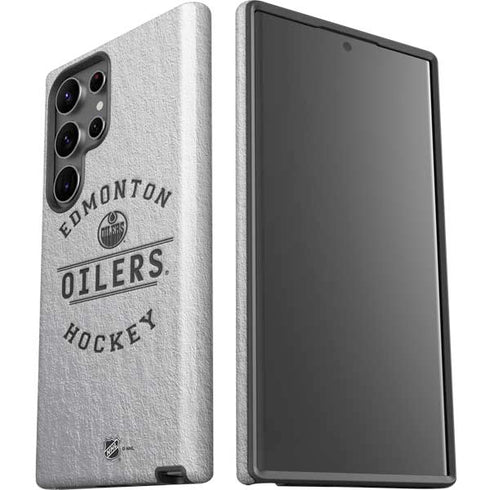 NHL Edmonton Oilers Black Text Galaxy S23 Ultra Pro Case