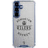NHL Edmonton Oilers Black Text Galaxy S25 Clear Case