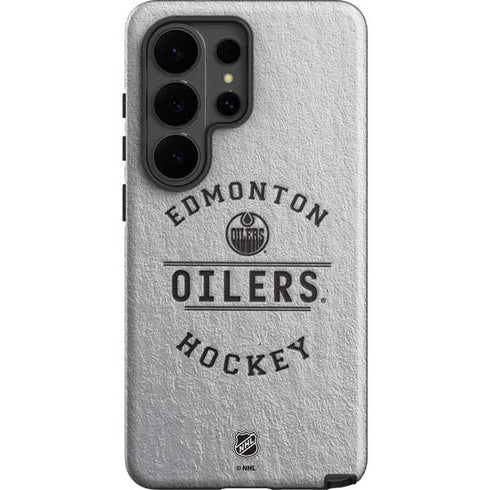 NHL Edmonton Oilers Black Text Galaxy S26 Ultra Impact Case