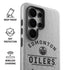 NHL Edmonton Oilers Black Text Galaxy S26 Ultra Impact Case