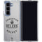 NHL Edmonton Oilers Black Text Galaxy Z Fold5 5G Clear Case