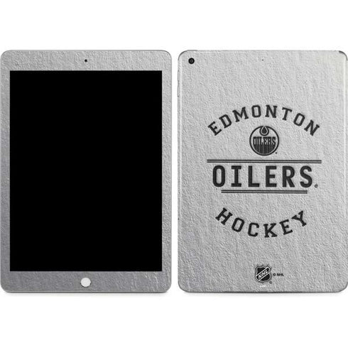 NHL Edmonton Oilers Black Text Apple iPad Skin