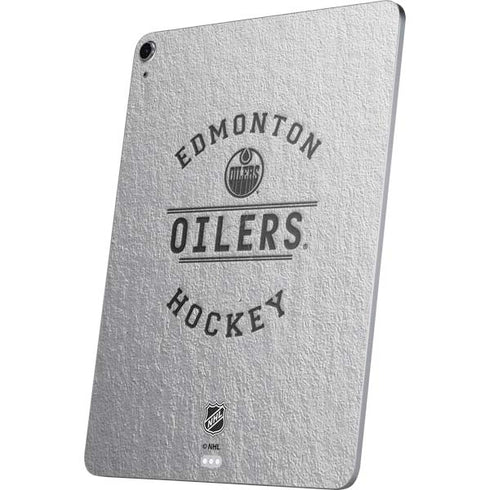 NHL Edmonton Oilers Black Text Apple iPad Air Skin