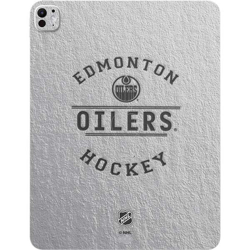 NHL Edmonton Oilers Black Text iPad Pro 13in M4 (2024) Skin