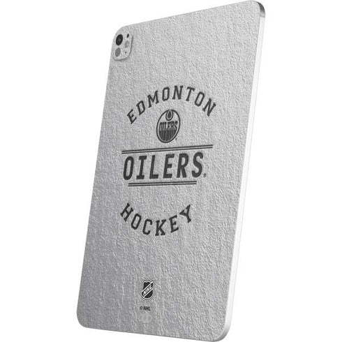 NHL Edmonton Oilers Black Text iPad Pro 13in M4 (2024) Skin