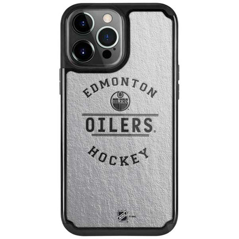 NHL Edmonton Oilers Black Text iPhone Cases