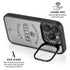 NHL Edmonton Oilers Black Text iPhone 13 Pro Kickstand Case