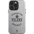 NHL Edmonton Oilers Black Text iPhone 15 Pro Impact Case