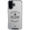 NHL Edmonton Oilers Black Text iPhone 16 Clear Case