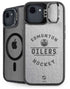 NHL Edmonton Oilers Black Text iPhone 16e Kickstand Case