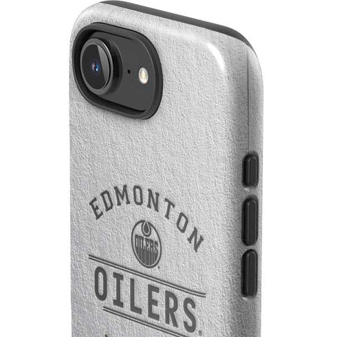 NHL Edmonton Oilers Black Text iPhone 16e Impact Case