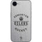 NHL Edmonton Oilers Black Text iPhone 16e Skin