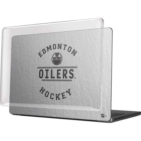 NHL Edmonton Oilers Black Text MacBook Pro 14in (2021-24) Case plus Skin