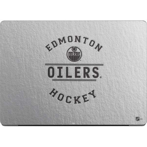 NHL Edmonton Oilers Black Text Apple MacBook Pro 14-inch Skin
