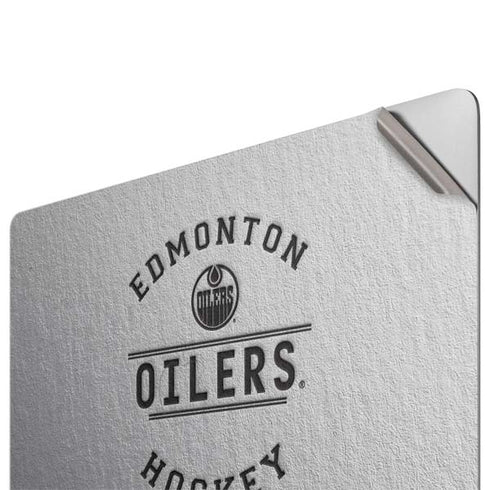 NHL Edmonton Oilers Black Text Apple MacBook Pro 16-inch Skin
