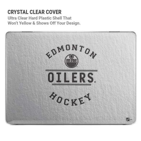 NHL Edmonton Oilers Black Text MacBook Cases