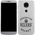 NHL Edmonton Oilers Black Text Moto E5 Plus Skin