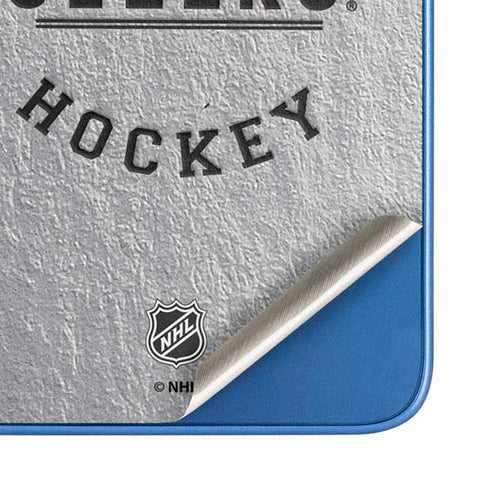 NHL Edmonton Oilers Black Text Moto G Play 4G (2024) Skin