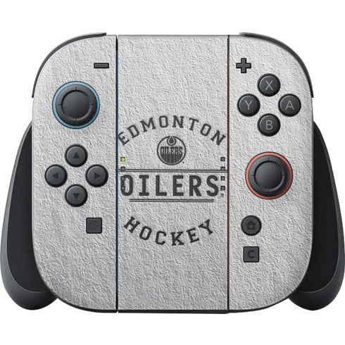 NHL Edmonton Oilers Black Text Nintendo Skins