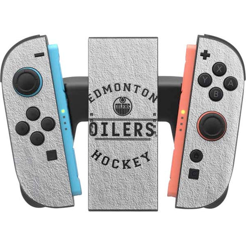 NHL Edmonton Oilers Black Text Nintendo Switch 2 (2025) Joy-Con Controller Skin