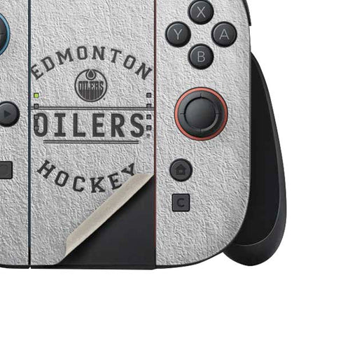 NHL Edmonton Oilers Black Text Nintendo Switch 2 (2025) Joy-Con Controller Skin
