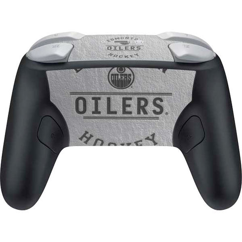 NHL Edmonton Oilers Black Text Nintendo Switch 2 (2025) Pro Controller Skin