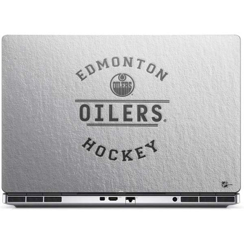 NHL Edmonton Oilers Black Text Dell Precision Skin