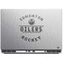 NHL Edmonton Oilers Black Text Dell Precision Skin