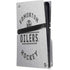 NHL Edmonton Oilers Black Text PS5 Pro Disk Console Skin