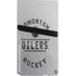 NHL Edmonton Oilers Black Text PS5 Pro Disk Console Skin