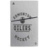 NHL Edmonton Oilers Black Text PS5 Slim Digital Edition Console Skin