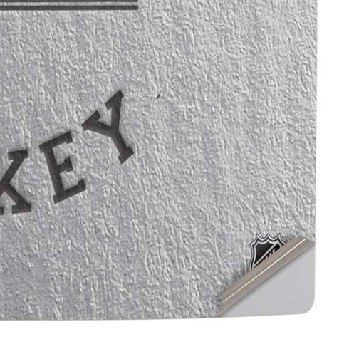 NHL Edmonton Oilers Black Text PS5 Slim Digital Edition Console Skin