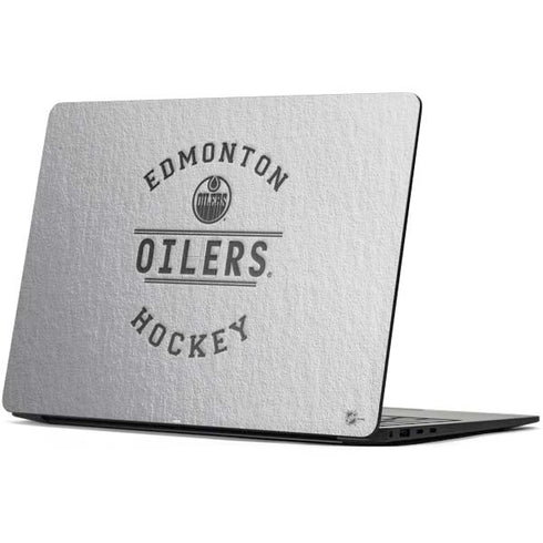 NHL Edmonton Oilers Black Text Surface Laptop 7 13.8in Skin