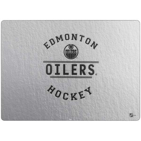 NHL Edmonton Oilers Black Text Surface Laptop 7 13.8in Skin