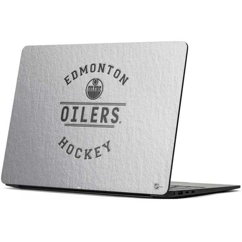 NHL Edmonton Oilers Black Text Surface Laptop 7 15in Skin