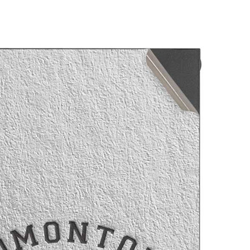 NHL Edmonton Oilers Black Text XBox Series X Digital Edition Console Skin