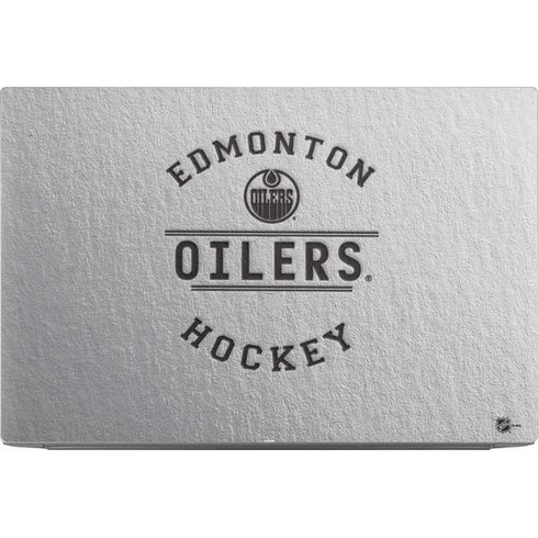 NHL Edmonton Oilers Black Text Dell XPS Skin