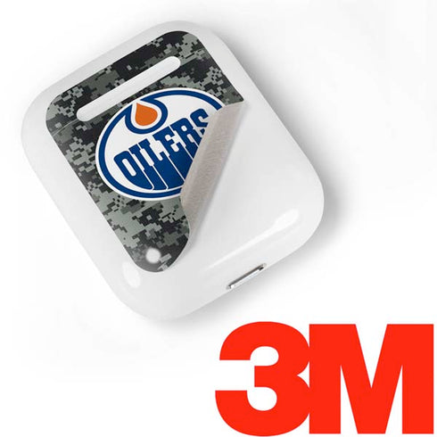 NHL Edmonton Oilers Camo Apple AirPods Skin