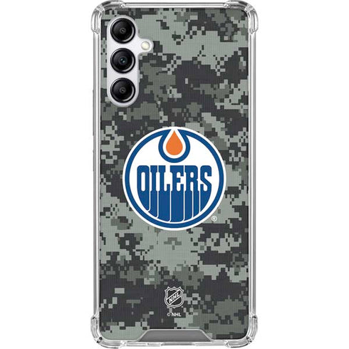 NHL Edmonton Oilers Camo Gabb Phone 4 Clear Case