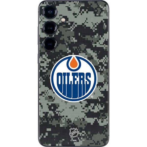 NHL Edmonton Oilers Camo Galaxy A16 5G Skin