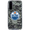 NHL Edmonton Oilers Camo Galaxy A36 5G Clear Case